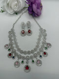 Crystal Statement Necklace & Earring Set