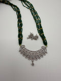 Long Mangalsutra AD Necklace Set
