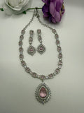 Elegant Teardrop Necklace & Earring Set