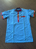 Shirt with traditional Dhaka on the collar