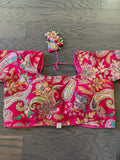 Hand-Embroidered Rajasthani Silk Blouse