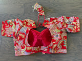 Hand-Embroidered Rajasthani Silk Blouse