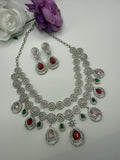 Crystal Statement Necklace & Earring Set