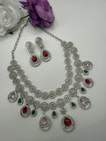 Crystal Statement Necklace & Earring Set