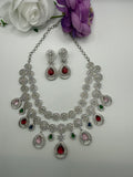 Crystal Statement Necklace & Earring Set