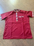 Shirt with traditional Dhaka on the collar
