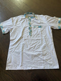 Shirt with traditional Dhaka on the collar