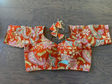 Hand-Embroidered Rajasthani Silk Blouse