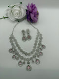 Crystal Statement Necklace & Earring Set