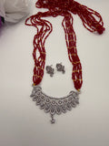 Long Mangalsutra AD Necklace Set