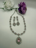Elegant Teardrop Necklace & Earring Set