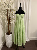 Pastel Green Embroidered Anarkali Set with Dupatta & Bottom