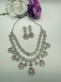 Crystal Statement Necklace & Earring Set