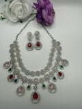 Crystal Statement Necklace & Earring Set