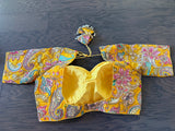Hand-Embroidered Rajasthani Silk Blouse