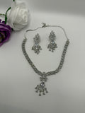Classic Crystal Bridal Necklace & Earring Set