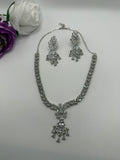 Classic Crystal Bridal Necklace & Earring Set