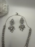 Classic Crystal Bridal Necklace & Earring Set